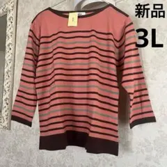 新品タグ　未使用　大きいサイズ3L ニットプルオーバー