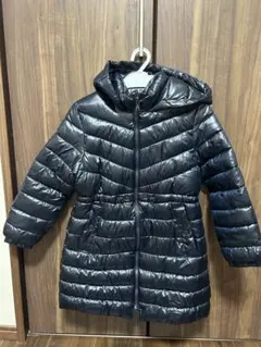ZARA KIDS ブラックダウンコート サイズ8