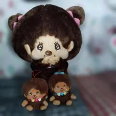 モンチッチ ぬいぐるみ マスコット 3点セットのサムネイル