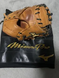 ミズノプロ 號 硬式キャッチャーミット オレンジ
