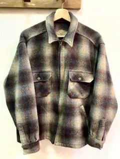 希少 USA製 WOOLRICH ウールリッチ オンブレチェック ジャケット