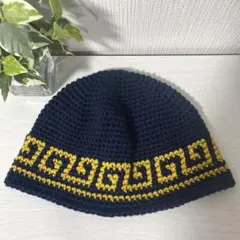 289クラシックハット☆クラッシャーハット☆バケットハット☆手編みニット帽