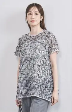 ✨新品✨ユナイテッドアローズ リボンカットジャガード ショート