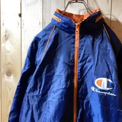 ss4018 チャンピオン 青タグ ウィンドブレーカー 紺 160 キッズ