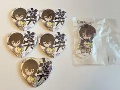 文スト 太宰治 ハート缶バッジ アクキー セット