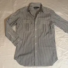 【値下】Ralph Lauren ラルフローレン　ストライプ　長袖シャツ　Mのサムネイル