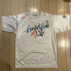 asics バスケットボール　Tシャツ M ホワイト