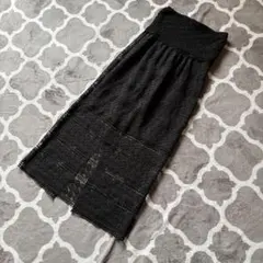 Lagunamoon ラグナムーン　黒レース　編み上げ　ロングスカート