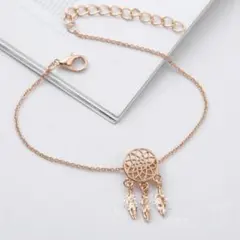 ブレスレット ゴールド ドリームキャッチャー ブレスレット #C318-3