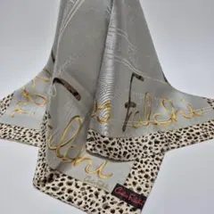 新品❗ Carlos Falchi シルク混合大判ハンカチーフ ミニスカーフのサムネイル