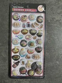 正規品　和柄　ボンボンドロップシール ラーメン クーリア