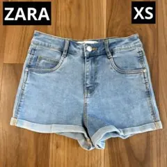 ZARA TRF DENIM ライトブルー ショートパンツ デニム