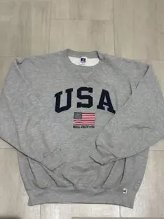 RUSSELL ATHLETIC USA スウェット グレー XL