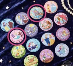 ディズニープリンセス刺繍ピンバッジセット