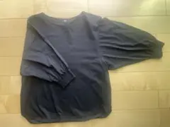 UNIQLO 五分袖 Tシャツ S 黒