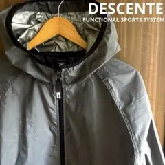 【オシャレ◎】DESCENTE デサント ナイロンジップアップパーカー