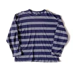 90's OLD GAP Border L/S Tee MADE IN USA