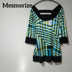 ✨️極美品✨️Mesmerize 【S】幾何学グラフィック デザインチュニック