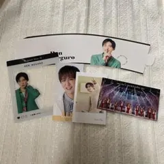 Snow Man 目黒蓮　厚紙　デタカ　特典　セット