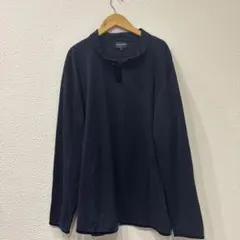 S00363 アルマーニ|ネイビー|長袖トップス|メンズ|ビンテージのサムネイル