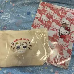 【新品未使用】資生堂 ハローキティ オリジナルミニトート＆クリアファイルセット