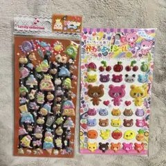 平成レトロ シール ステッカー 平成女児 レア 希少 当時物 2枚セット