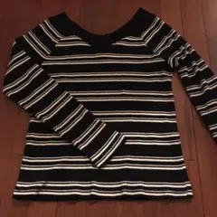 最終値下げ！！！ボーダー　ニット　オフショル