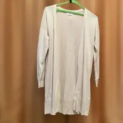 OPAQUE.CLIP アイボリー ロングカーディガン 38/M