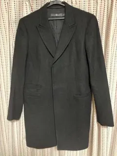 完売品【ユニクロ +J】ウール 比翼ボタン チェスター コート M