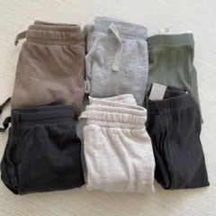 H&M ベビー レギンス スウェット パンツ6点セット