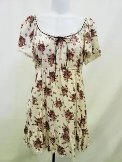 L'EST ROSE フラワープリント 半袖チュニックのサムネイル