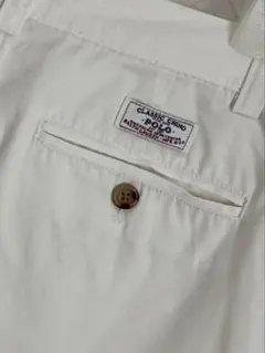 【百貨店購入14,000円】ラルフローレン 150 ハーフパンツ 白 チノ