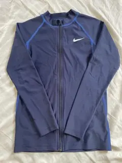 Nike ネイビー ラッシュガード ジップアップ　150