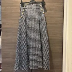 R様専用⭐︎Natural beauty basic ツイードマリンフレアスカート