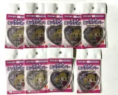 コアデ　ハート缶バッジカバー　57mm×52mm 9点セット