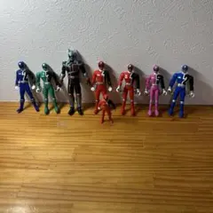 ☆特捜戦隊デカレンジャー ソフビフィギュア8体セット☆