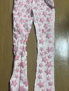GUAPI PREMIUM スター柄 デニムパンツ