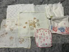 ベビー ガーゼ プーさん ガーゼハンカチセット アニマル柄 ハンカチ 10枚