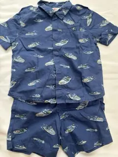 ★美品★ キャスキッドソン キャスギッズ　セットアップ　シャツ＆ハーフパンツ