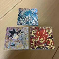 ドラゴンボール　超戦士シールウエハース　ベジット　孫悟空　ゴジータ