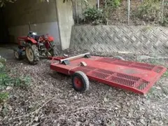 トレーラー　トラクター　2,500kg農機具運搬　特注制作　福岡県引取　倉庫保管 トレーラー トラクター 2,500kg農機具運搬 特注制作 福岡県引取 倉庫