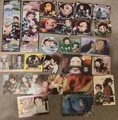 鬼滅の刃　炭治郎　禰豆子　まとめ売り　缶バッジ　アクキー　ラバスト　カード