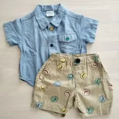 BREEZE　半袖シャツとハーフパンツ　80　セット売り