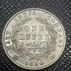 ビカニール藩王国　マハラジャ=ガンガ在位50周年記念　ルピー銀貨 ビカニール藩王国 マハラジャ=ガンガ在位50周年記念 ルピー銀貨
