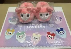 twice loverys モモぬいぐるみスリッパ