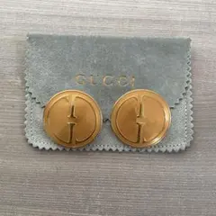 希少❣️ 【GUCCI】 グッチ ヴィンテージ イヤリング クリップ式 1991のサムネイル