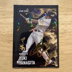 柳田悠岐 箔押しサイン入りスターカード プロ野球チップス2025第2弾