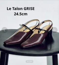 ルタロン GRISES ナロースクエアウェーブスリングバック 24.5cmのサムネイル