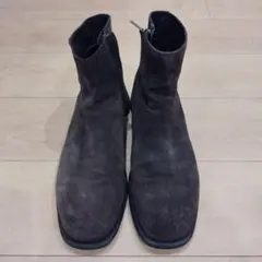 ZARA ダークブラウン スウェード サイドゴアブーツ43