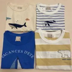 petit main⭐︎半袖Tシャツ4枚セット　90